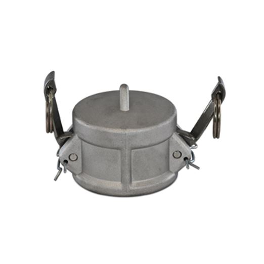 Camlock koppeling, RVS 316, type K, M-deel eindkap, NBR-afdichtingsring