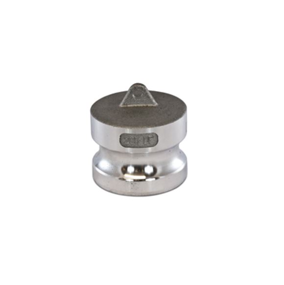 Camlock koppeling, aluminium, type P, V-deel eindkap
