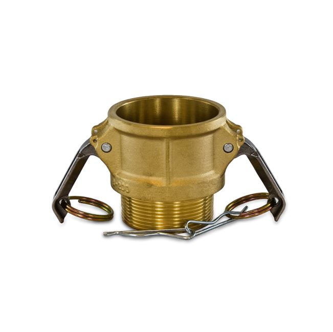 Camlock koppeling, messing, type B 3/4"