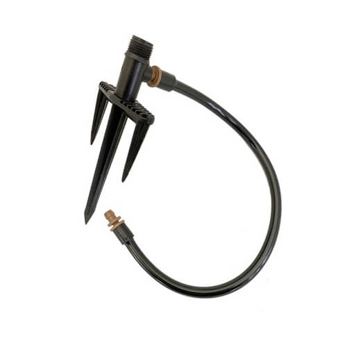 AGRO-SPIKE LDPE aansluitleiding 10 x 9,0 mm, L = 40 cm., sproeieraansluiting 1/2" bu.dr.