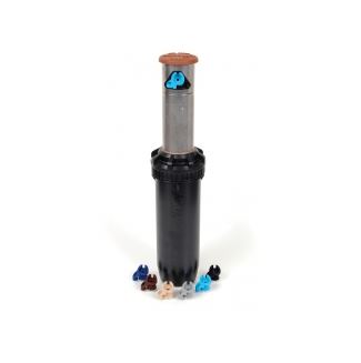 RainBird Falcon 6504 PC SS Rotor sproeier, uit 10,2 cm, 1" bi.dr., bereik 11,9 - 19,8 mtr., 12 nozzles, terugslagklep
