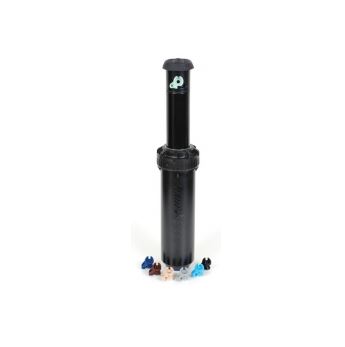 RainBird 8005 Rotor sproeier, uit. 12,7 cm, 1" bi.dr., 360°, bereik 11,9 - 24,7 mtr., 8 nozzles, terugslagklep