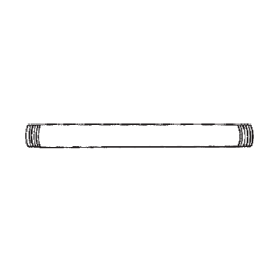 STANY PVC verlengbuis voor neveldouche, 3/4" x 3/4" bu.dr.