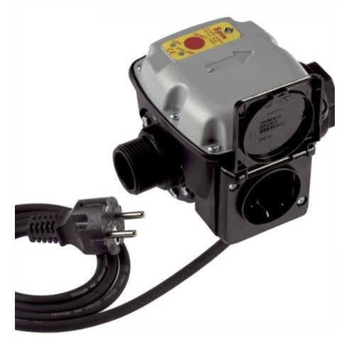 Italtecnica flow control vullen en ledigen type SPIN, met droogloopbeveiliging, 115 - 230VAC, 12 A IP44, 1" bu.dr.