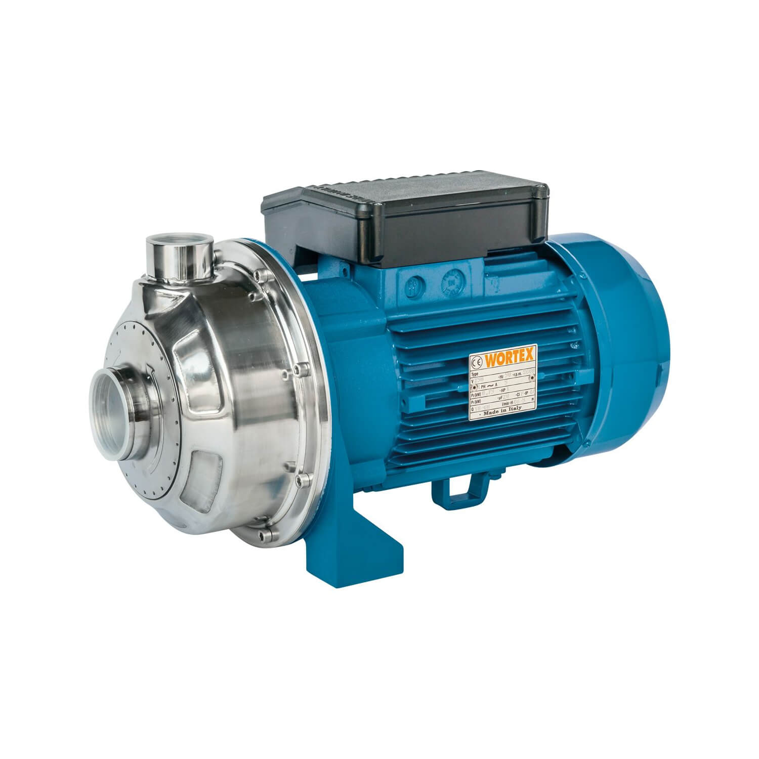 Wortex vloeistofpomp, proceswaterpomp, voedselproductiepomp type WX