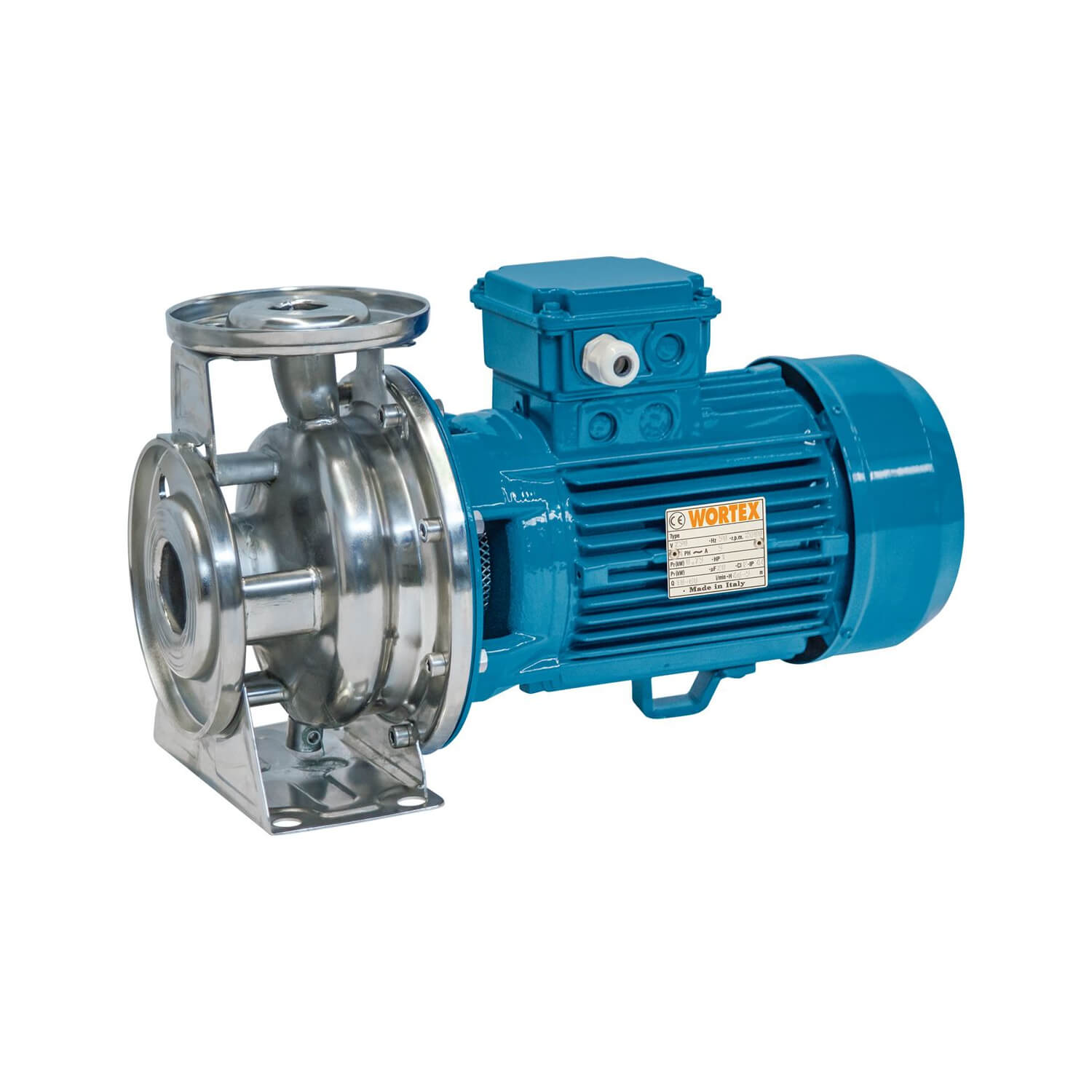 Wortex schoonwaterpomp, proceswaterpomp, circulatiepomp type WNX 32