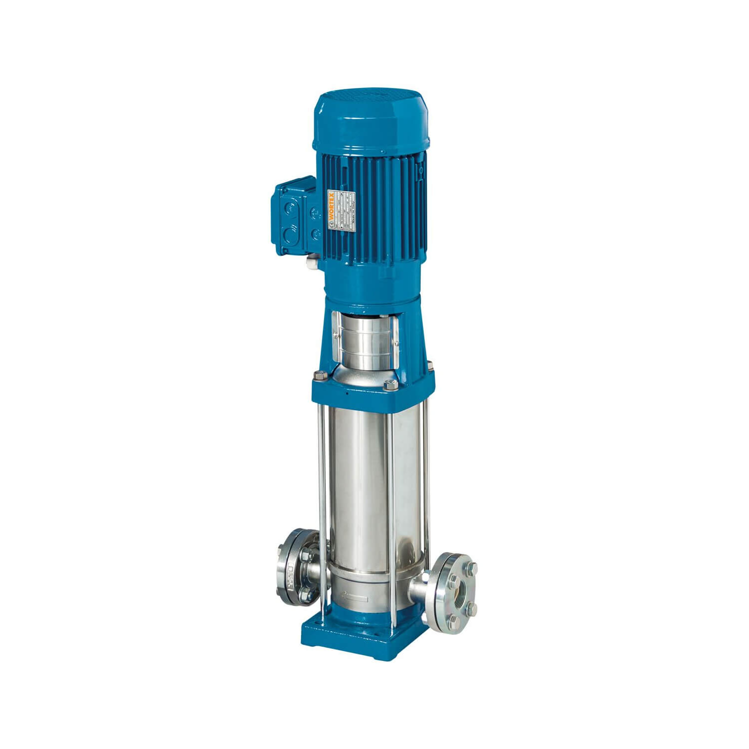 Wortex verticale RVS 304 industriële meertraps vloeistofpomp type VM 2