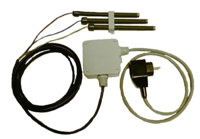 CPL electrode niveauregeling functie leegpompen, max. 1,5kW - 10A, 230 VAC, incl. 10 mtr. kabel H07RNF