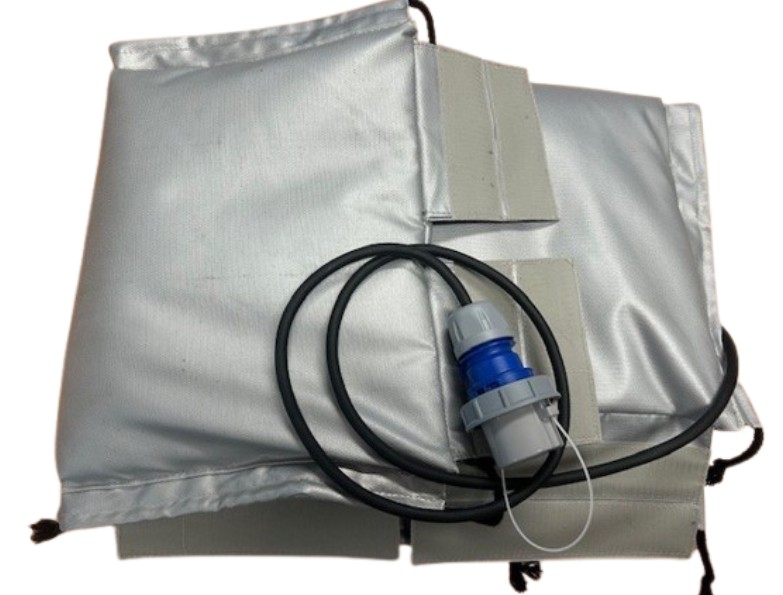 Isolatiematras, Verwarmd voor Kruis stuk koppeling 90 - 125 mm, afgifte 96 Watt