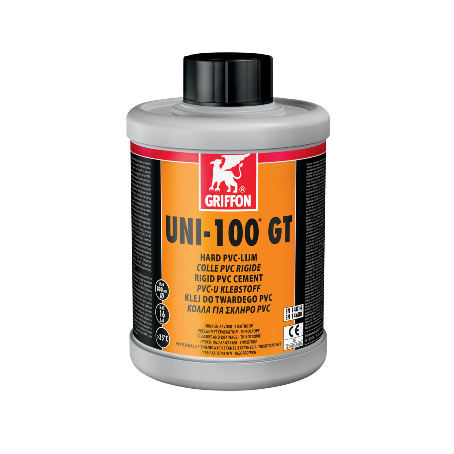 Griffon PVC lijm UNI-100 GT, Kiwa