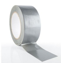 Duct Tape, rollengte 25 mtr., Zwart en Zilver
