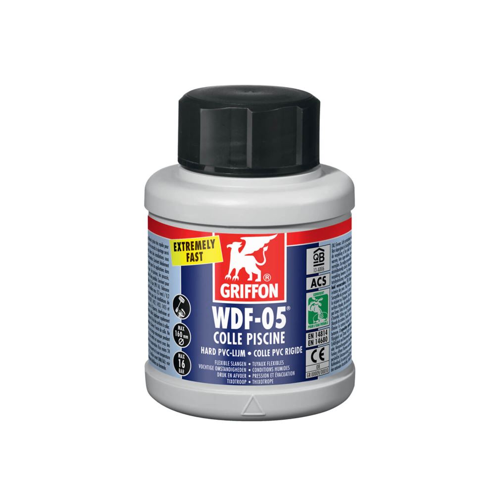 Griffon WDF-05 Adesivo Speciale Per PVC - 500 Ml, Per Tubi E Raccordi, Nuovo - Foto 3