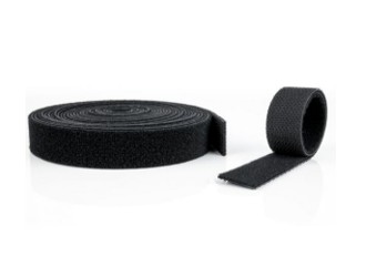 Klittenband, back-to-back, rollengte 25 mtr.