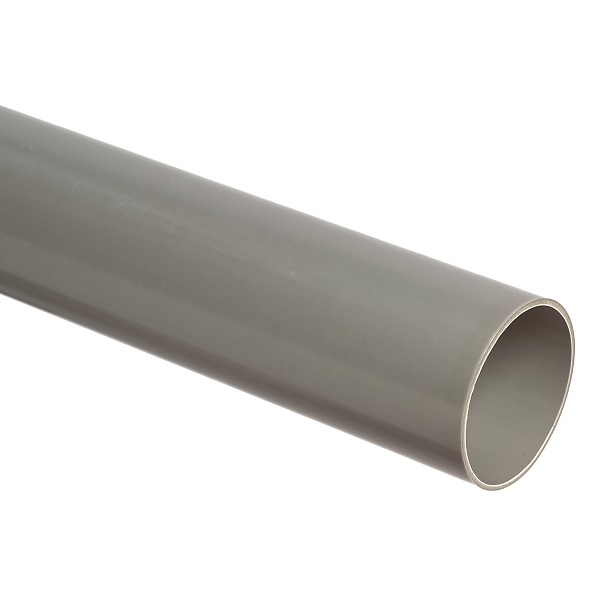 PVC afvoerbuis KOMO KEUR, 32 x 3.0 mm, grijs, SN4, L = 1 - 5 mtr.