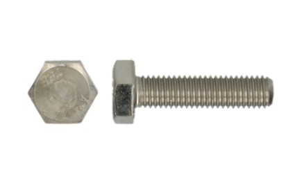 Zeskanttapbout, RVS A2-70 DIN 933, M8, verk. per doos