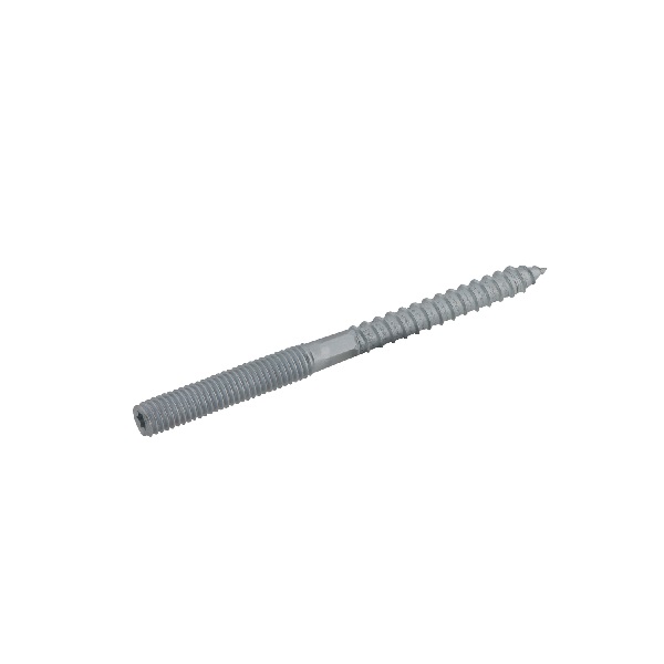 BIS stalen houtdraadpennen met WM - kop, elektrolitisch verzinkt, M8 x 50 t/m M10 x 120 mm