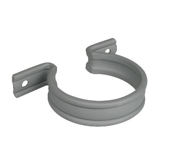 BIS ééndelige PVC zadels type 180, diam. 25 t/m 125 mm, grijs