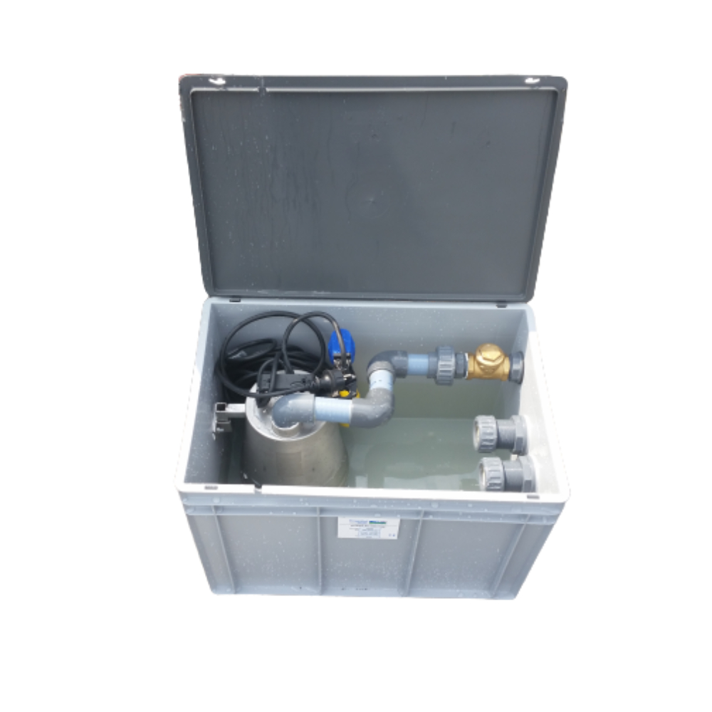 Engeldot-Water evenementen grijswater pompsysteem type Kitchenbox Maxi, 230VAC, 50Hz